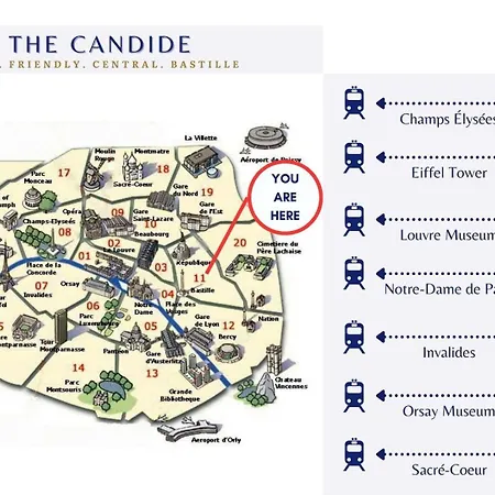 Apartment The Candide - Cosy & Friendly - Bastille Paris